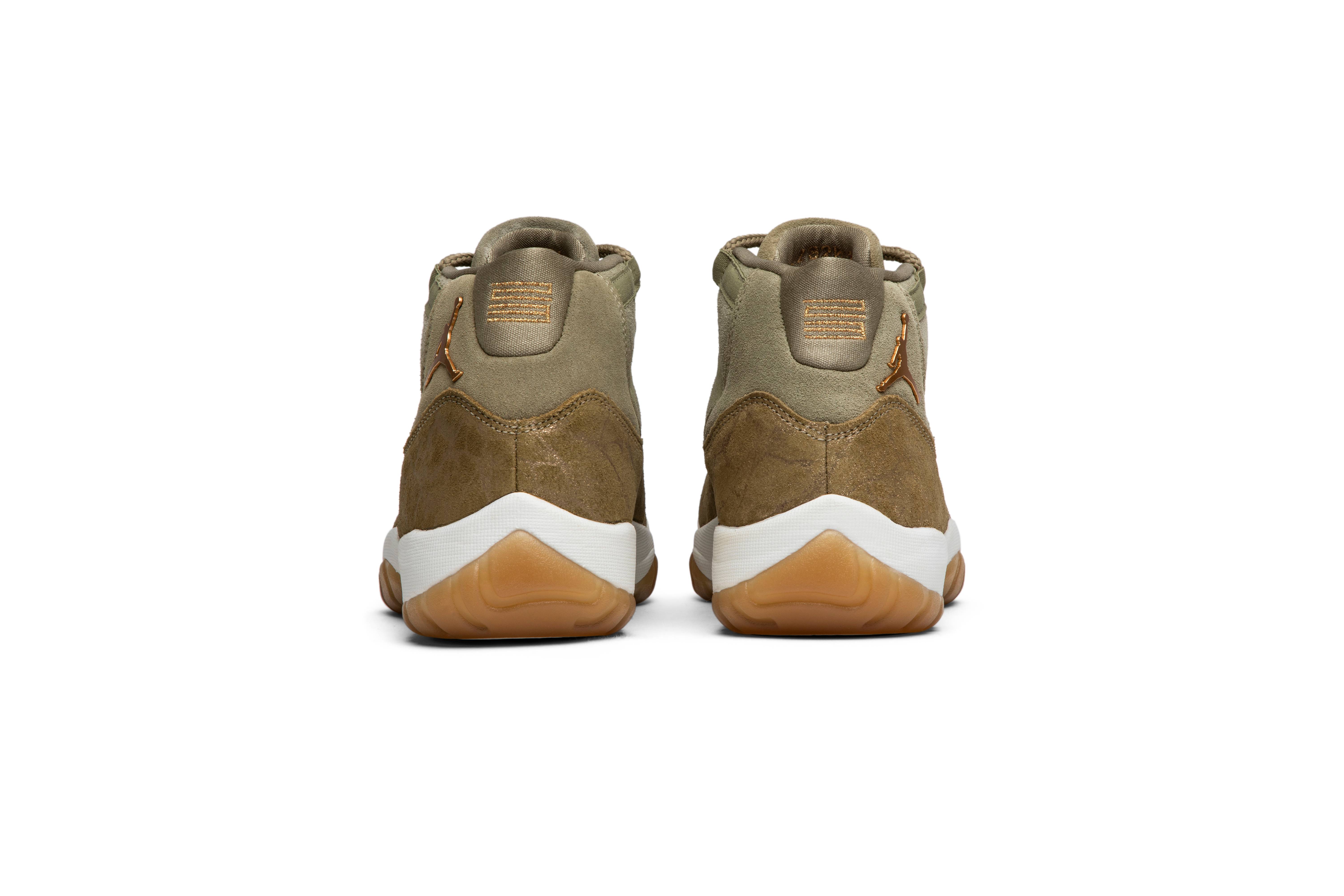 (Women) Air Jordan 11 Retro ‘Olive Lux’ AR0715-200